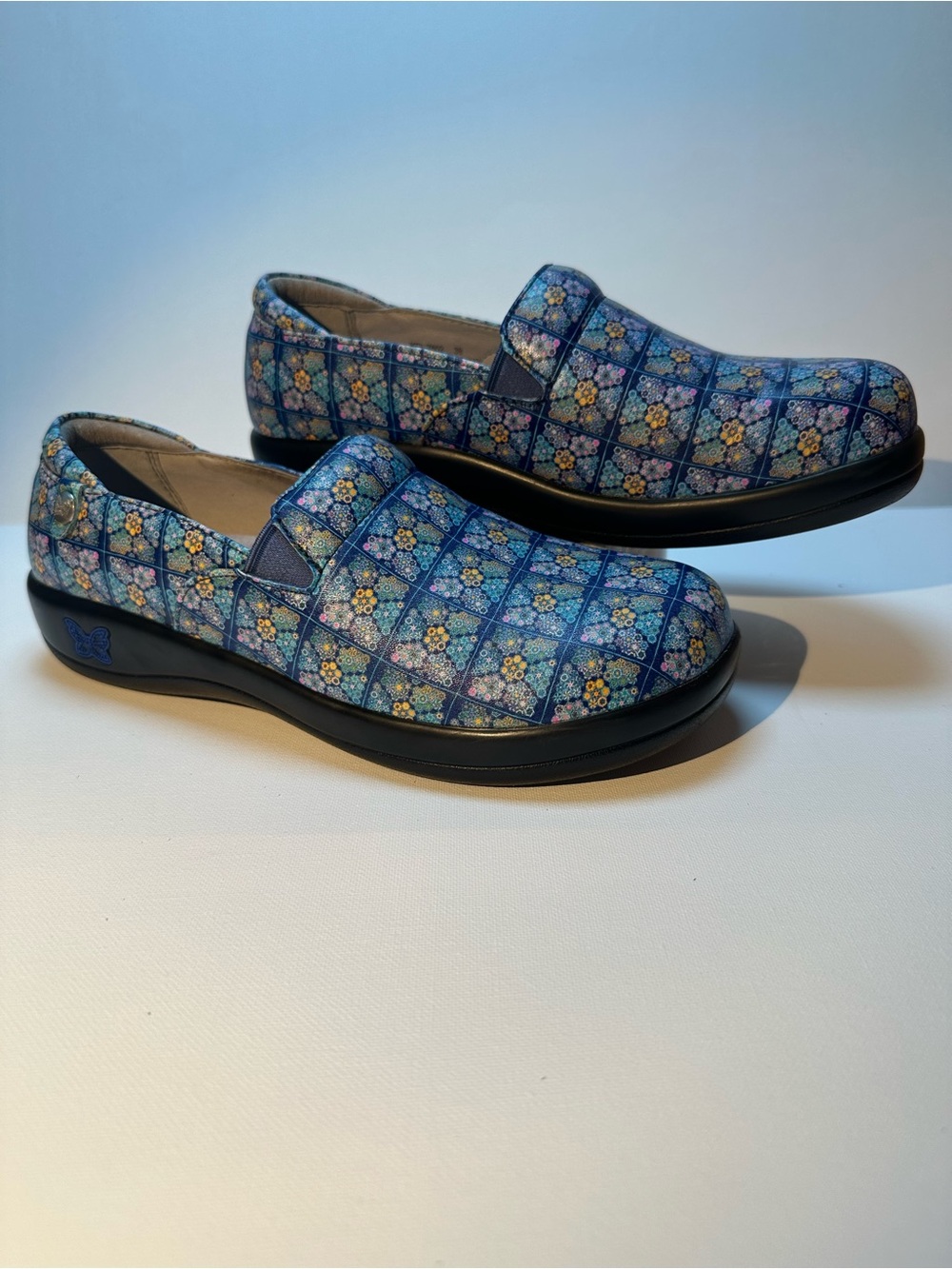 Alegria by PG Lite Professional Clogs “Floral Mosaic” EU 39 (US 8–8.5)